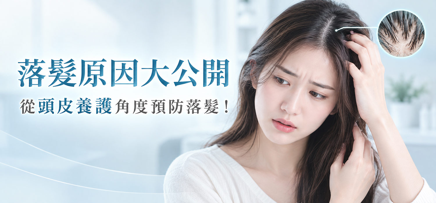 落髮原因大公開：從頭皮養護角度預防落髮 - DR.SHINE漾澤