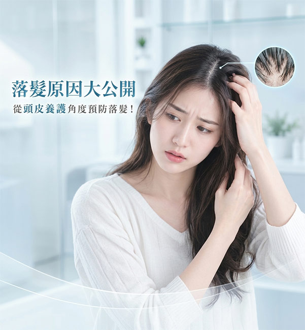 落髮原因大公開：從頭皮養護角度預防落髮 - DR.SHINE漾澤